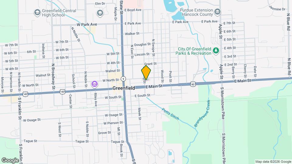 19 N Spring St Map and Location Details