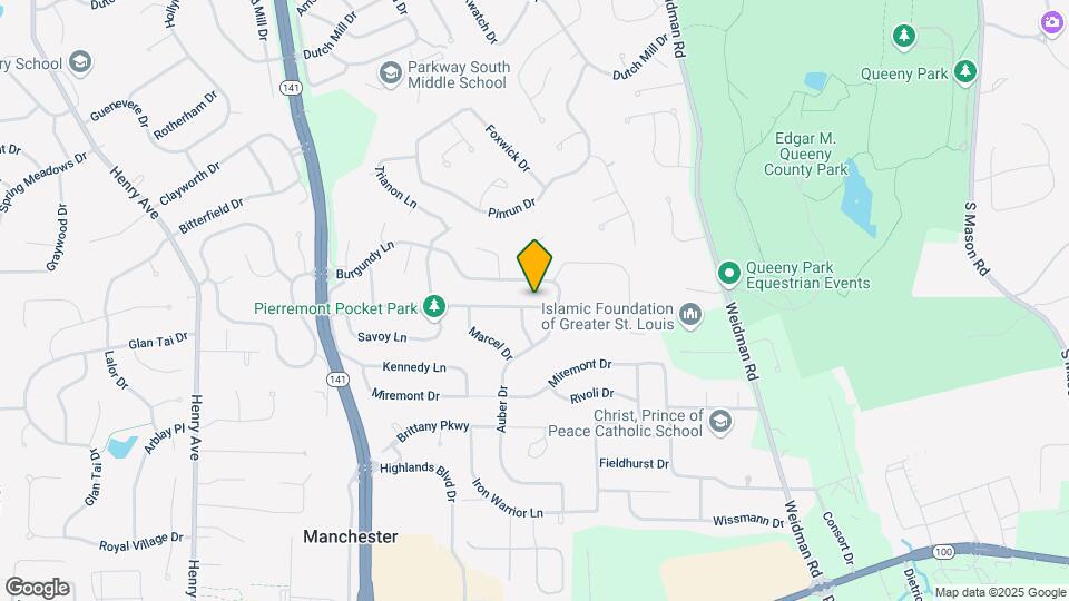 1117 Dauphine Ln Map and Location Details