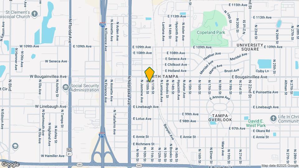 10113 N 10th St Map and Location Details