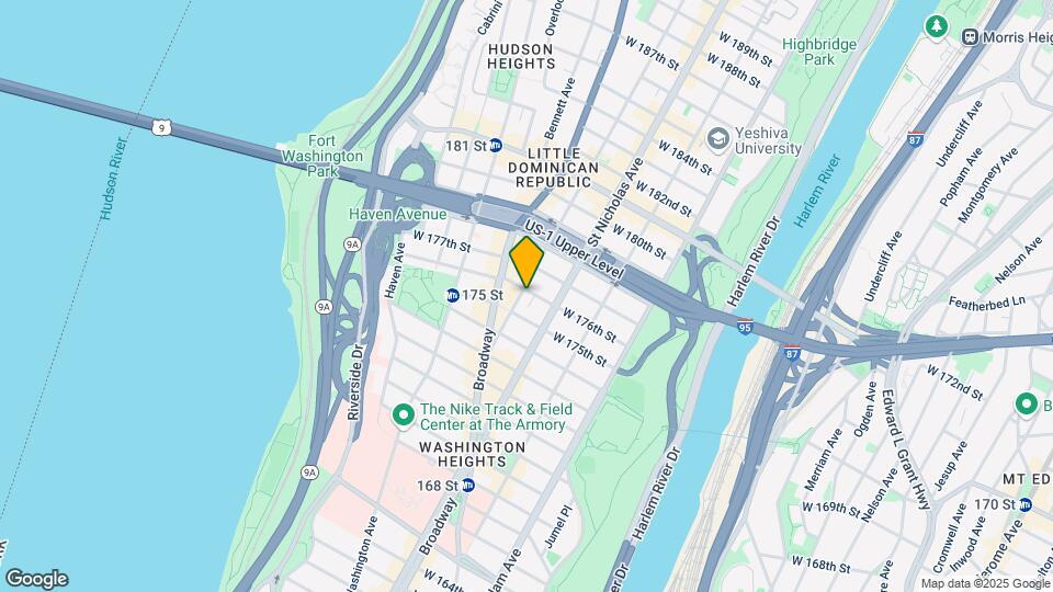 624 W 176th St Mapa y Detalles de la Ubicación