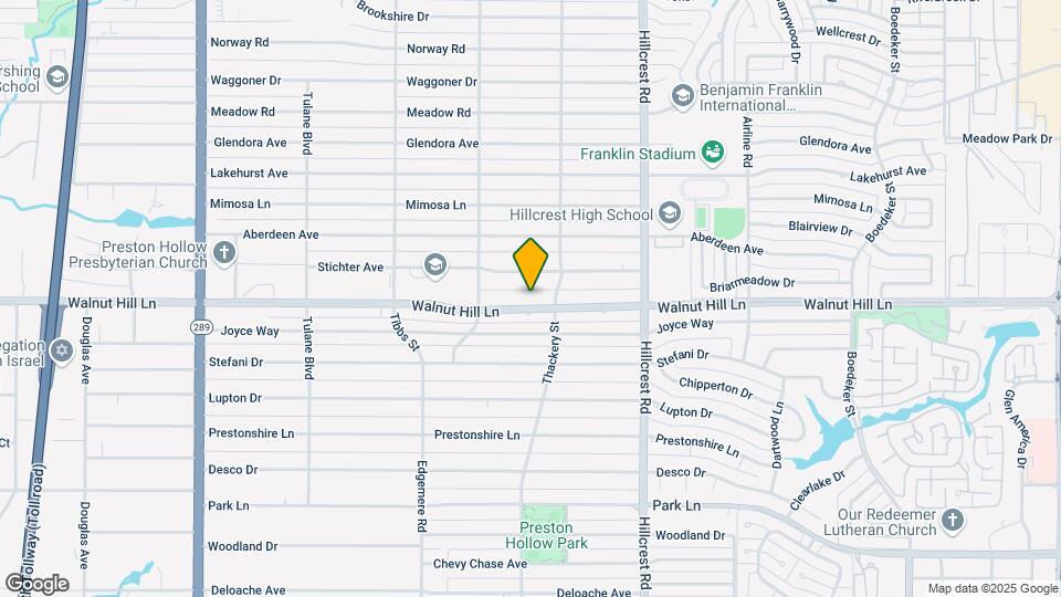 6621 Walnut Hill Ln Map and Location Details
