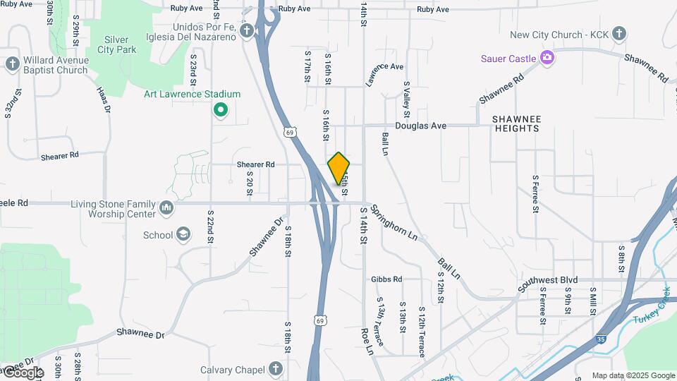 2032 S 15th St Map and Location Details