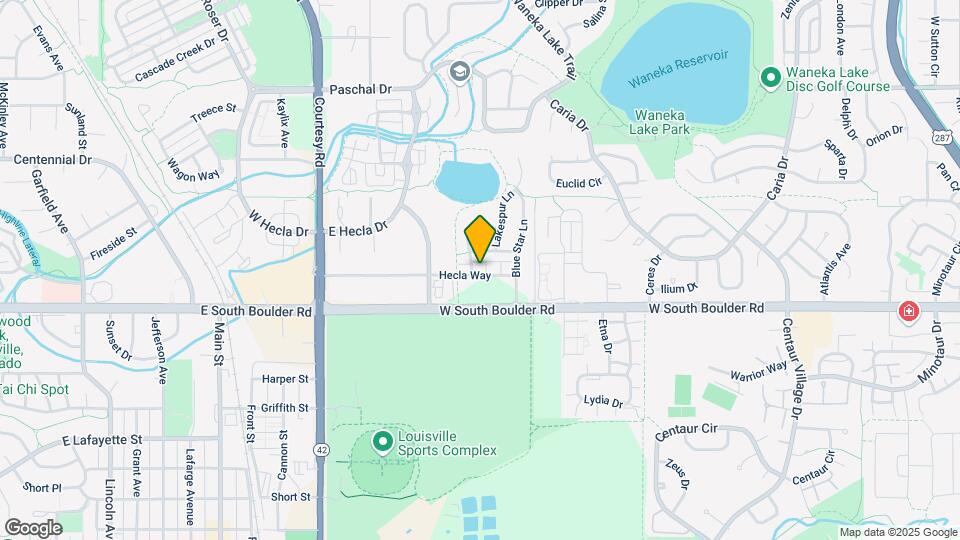 1505 Hecla Way Map and Location Details