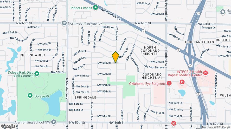 4100 NW 59th St Map and Location Details