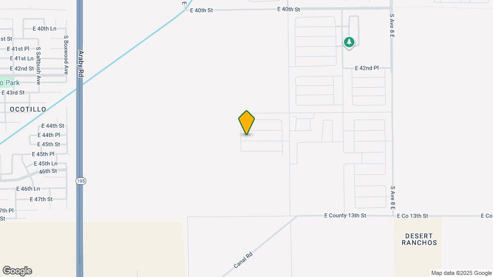 7272 E 45th St Map and Location Details