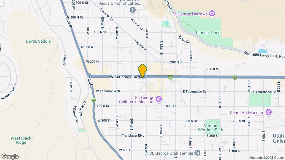 125 W Saint George Blvd Map and Location Details
