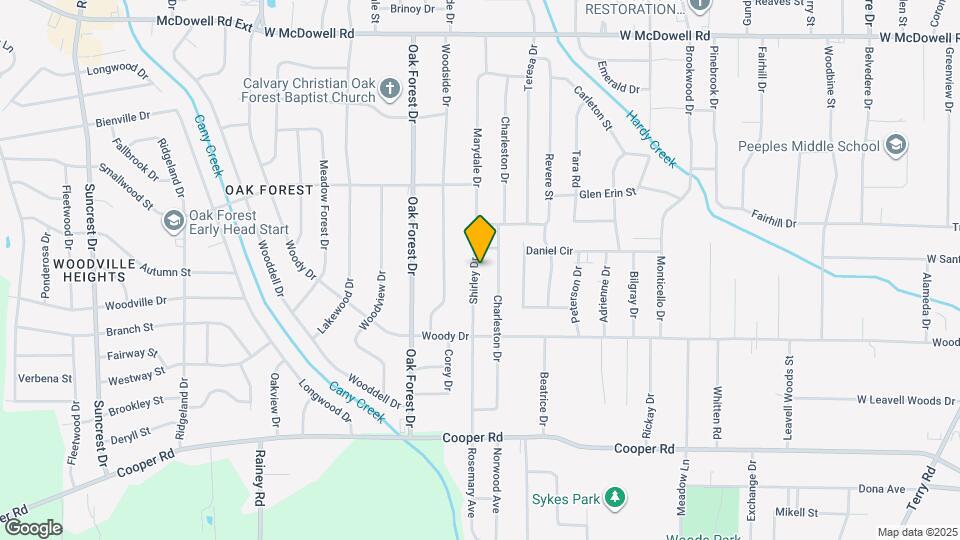 3122 Shirley Dr Map and Location Details