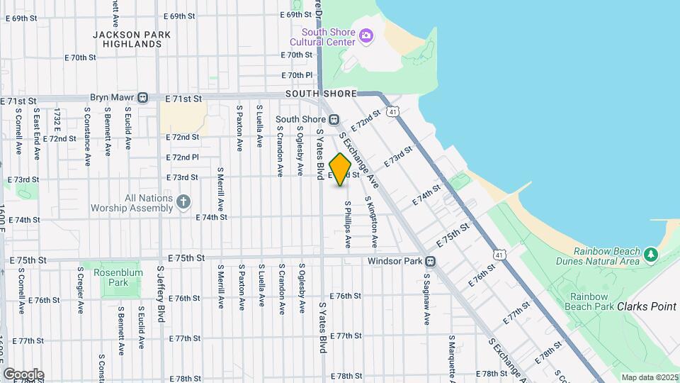 7320 S Phillips Ave Map and Location Details