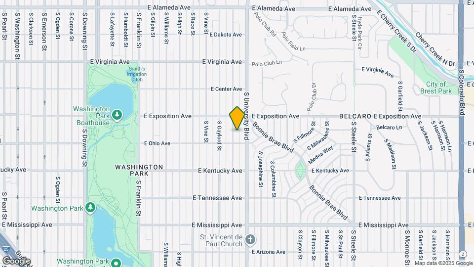 754 S York St Map and Location Details