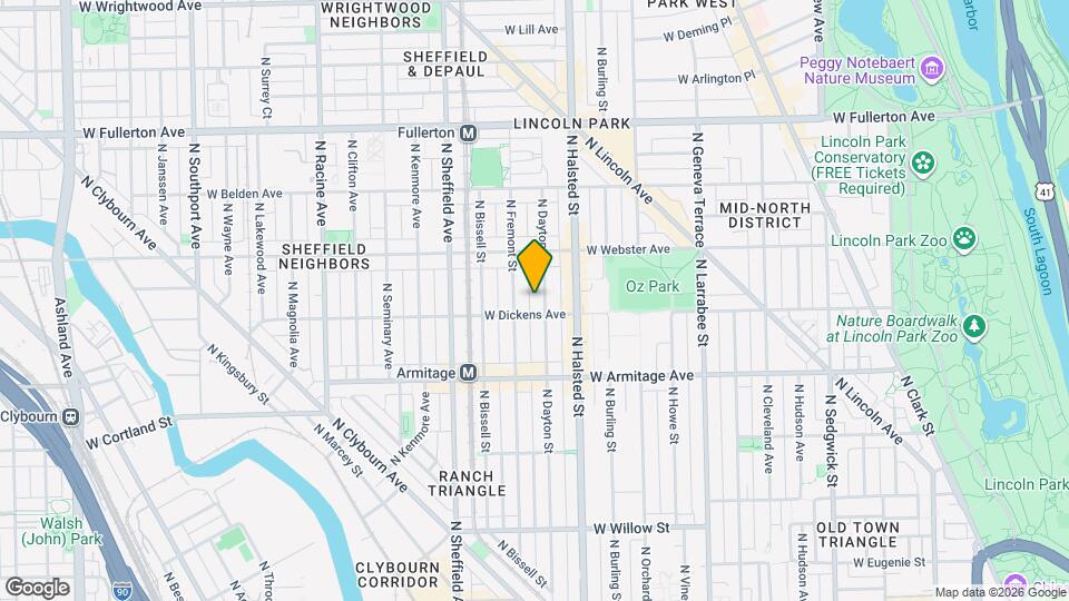 2112 N Dayton St Map and Location Details