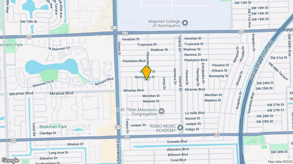 2340 Oleander Dr Map and Location Details
