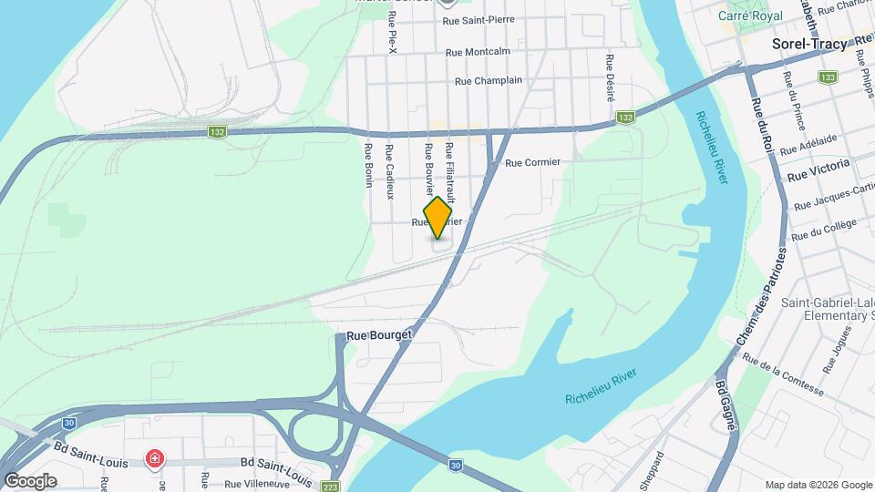 1520 Bouvier Rue Map and Location Details