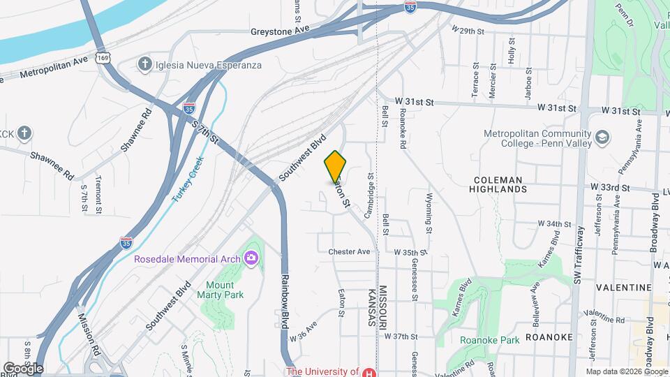 2928 Eaton St Map and Location Details