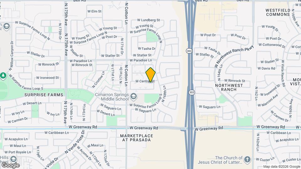 16923 W Central St Map and Location Details