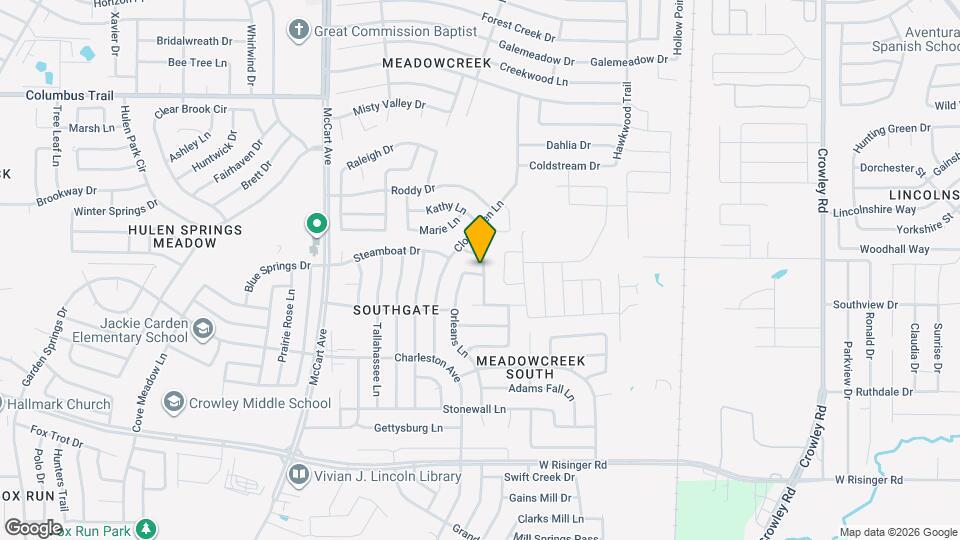 8300 Orleans Ln Mapa y Detalles de la Ubicación
