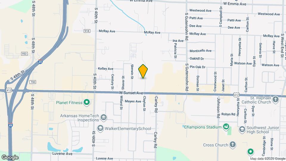 1000 Clayton Rd Map and Location Details