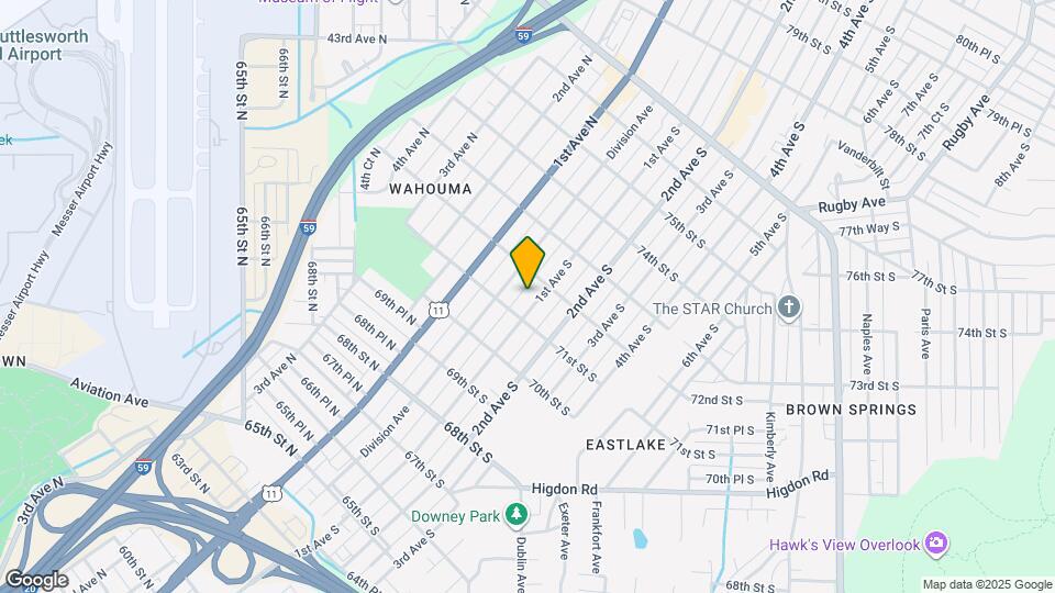 7110 1st Ave S Mapa y Detalles de la Ubicación