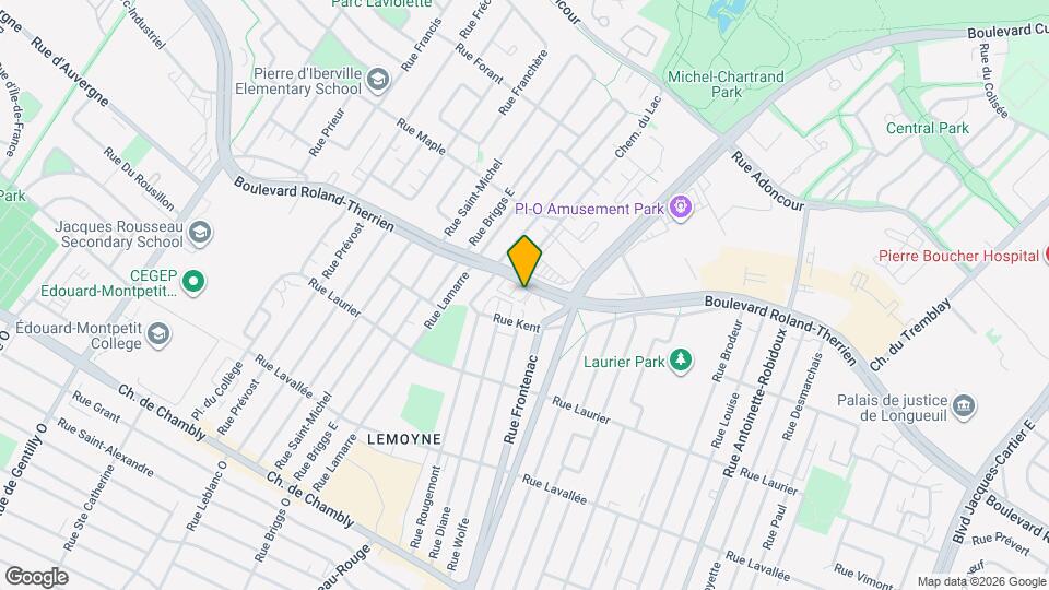 1640 Roland-Therrien Boul Map and Location Details