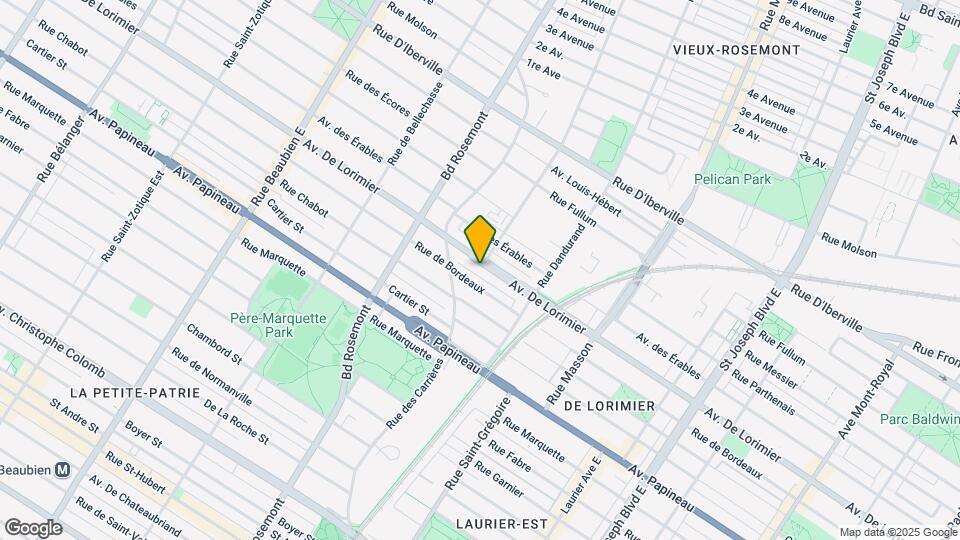 5760 De Lorimier Av Map and Location Details