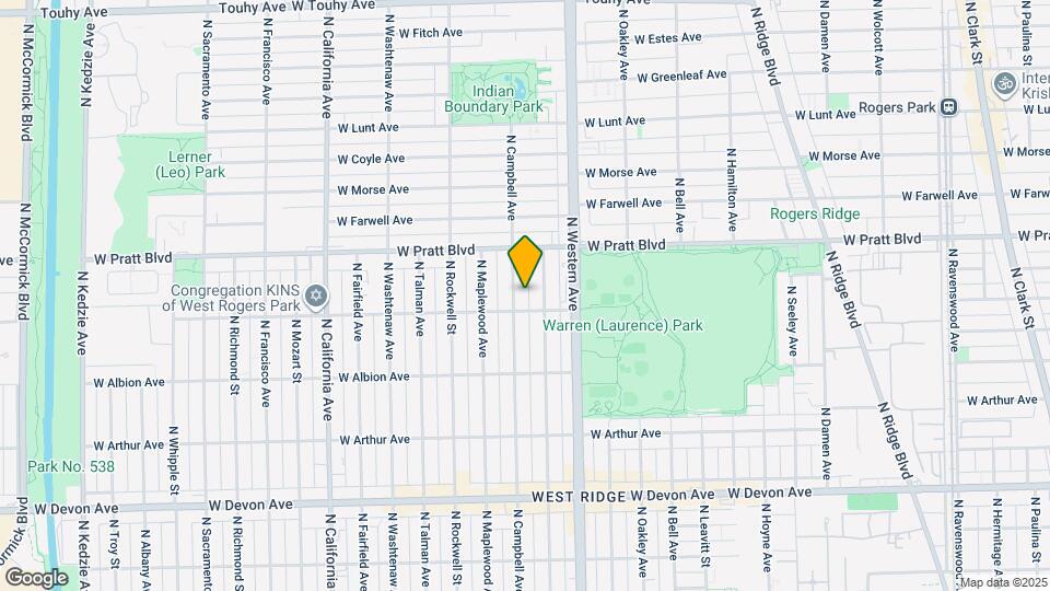 6719 N Campbell Ave Mapa y Detalles de la Ubicación