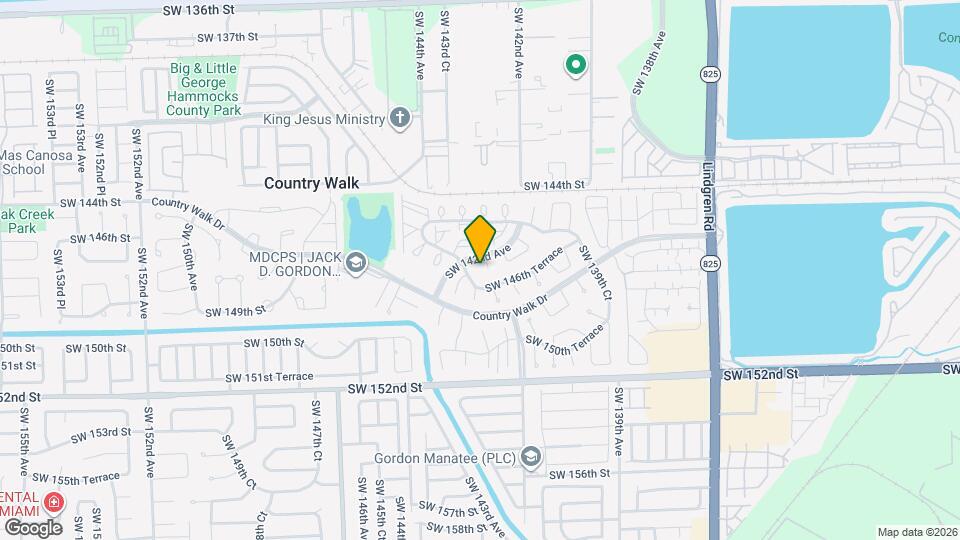 14552 SW 142nd Pl Map and Location Details