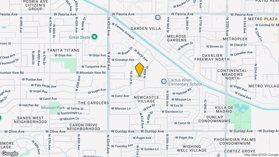 4046 W Purdue Ave Map and Location Details