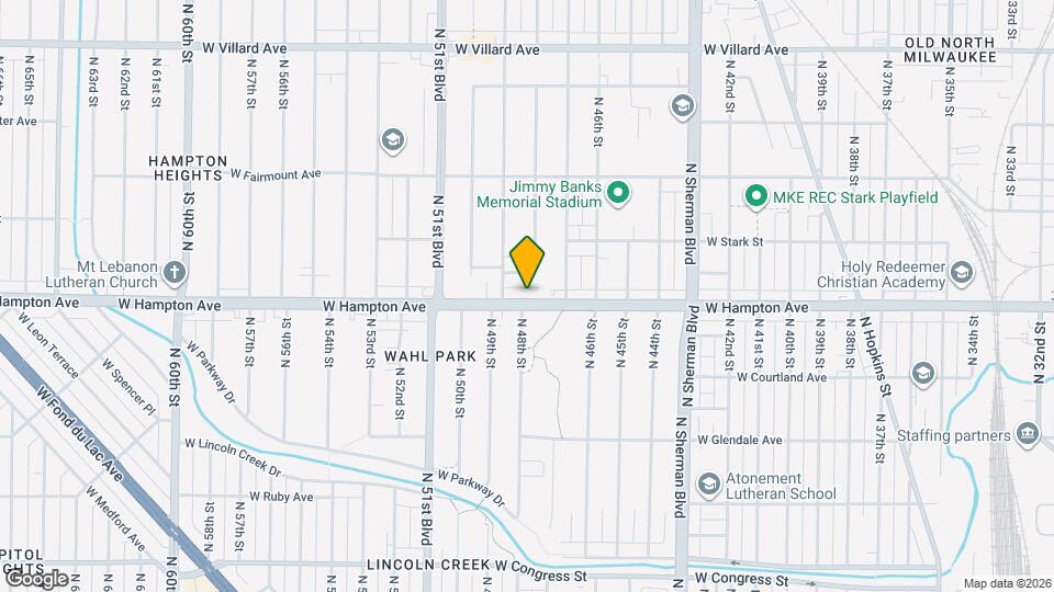 4806 W Hampton Ave Map and Location Details