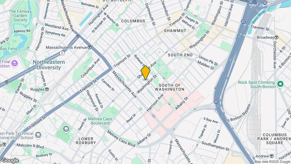 1661 Washington St Mapa y Detalles de la Ubicación