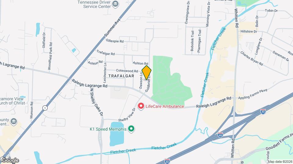 2017 Goldbrier Ln Map and Location Details