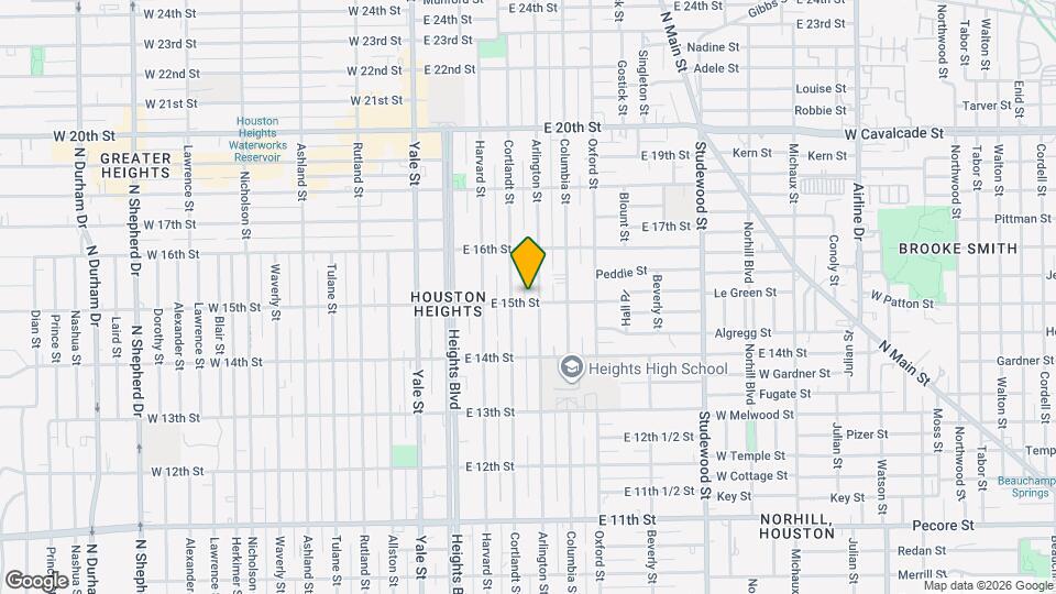 315 E 15th St Map and Location Details