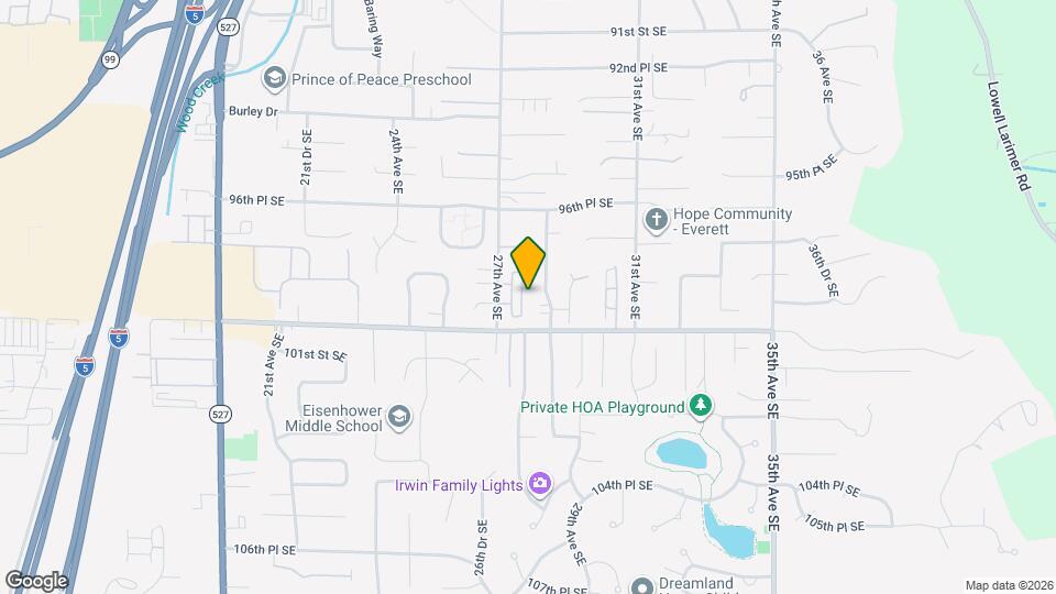 9829 28th Ave SE Map and Location Details