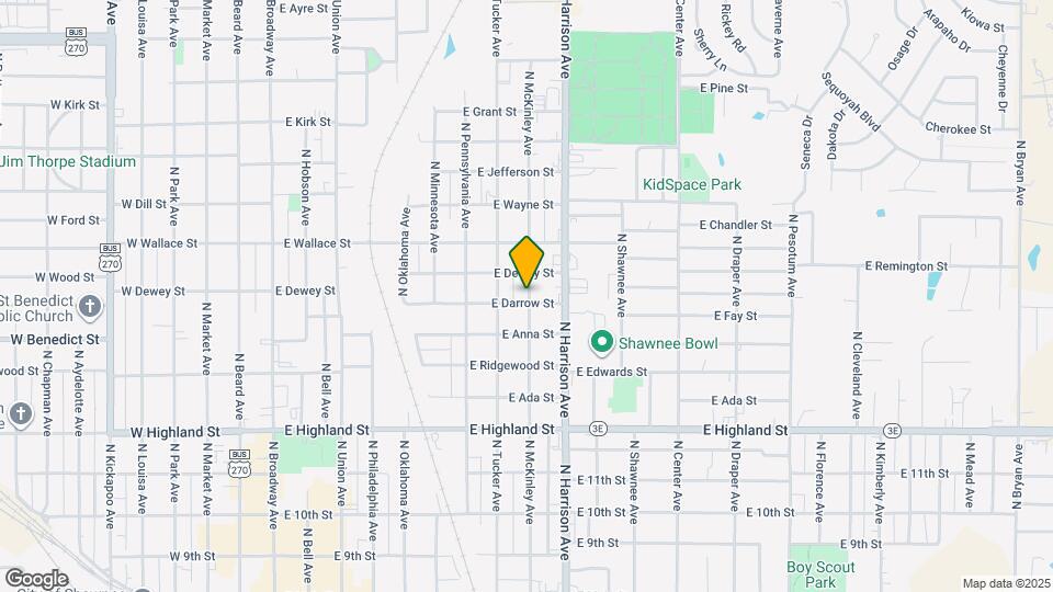 902 N McKinley Ave Map and Location Details