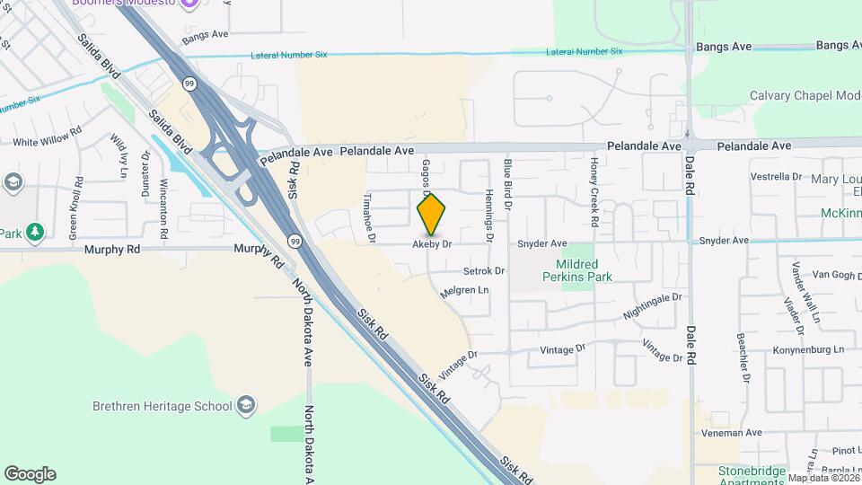 3521 Akeby Dr Map and Location Details