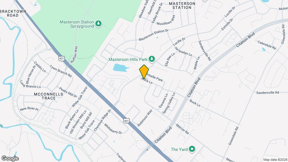 2632 Buck Ln Mapa y Detalles de la Ubicación