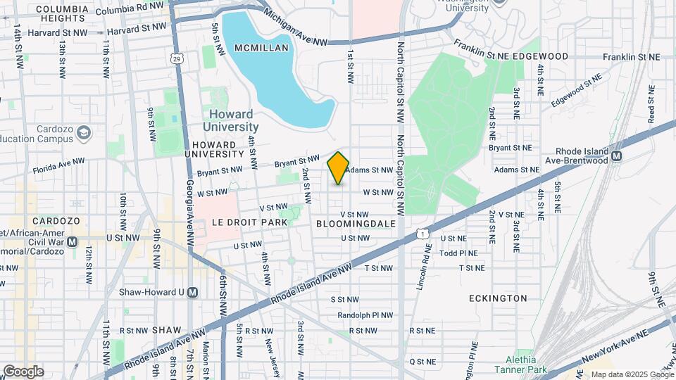 119 W St NW Map and Location Details
