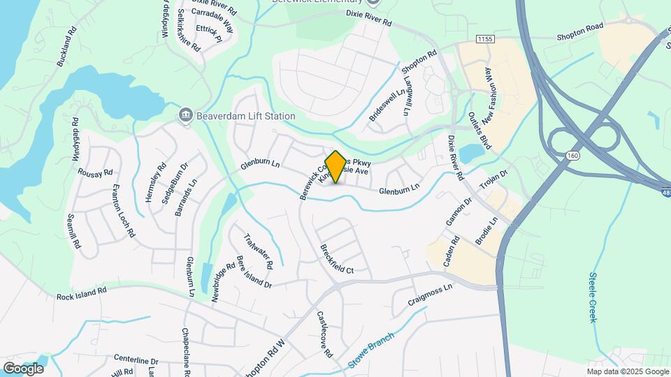 9547 Glenburn Ln Map and Location Details