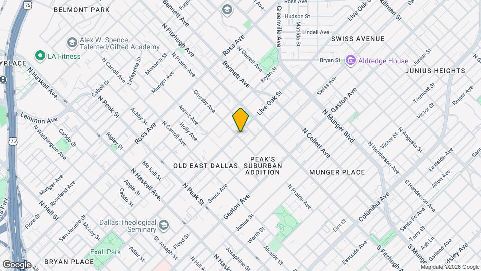 4705 Asher Pl Mapa y Detalles de la Ubicación