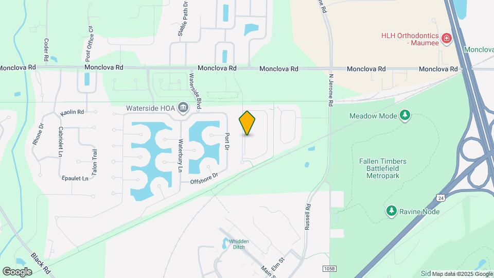 4733 Lakeside Dr Map and Location Details