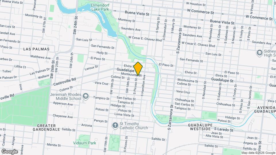 2721 Colima St Map and Location Details