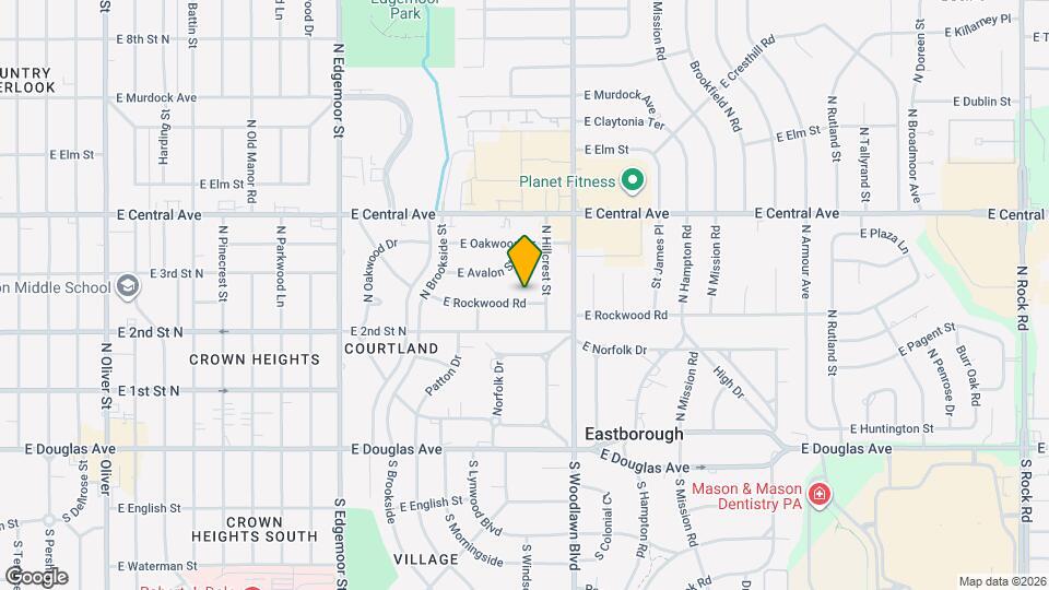 6114 E Rockwood Rd Map and Location Details