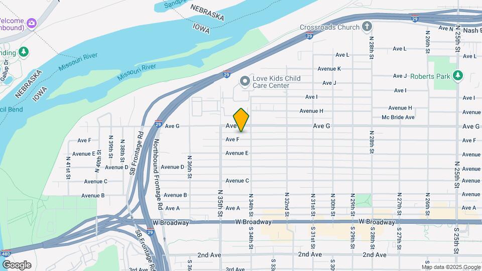 3420 Ave F Map and Location Details