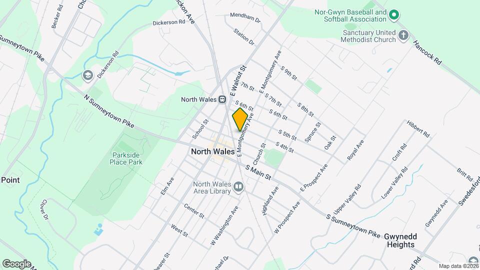 304 E Montgomery Ave Map and Location Details