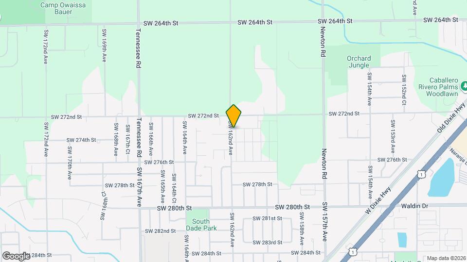 27306 SW 161st Ct Map and Location Details