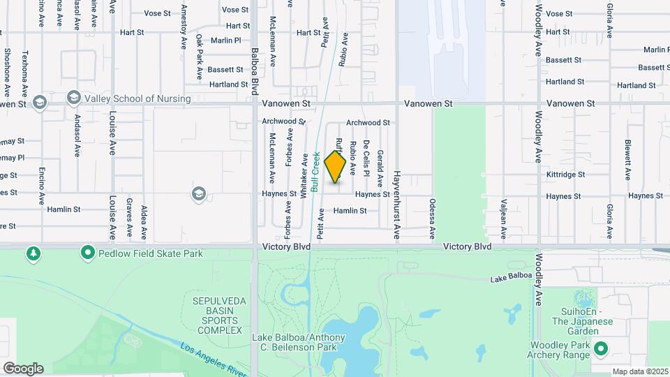 6531 Ruffner Ave Map and Location Details