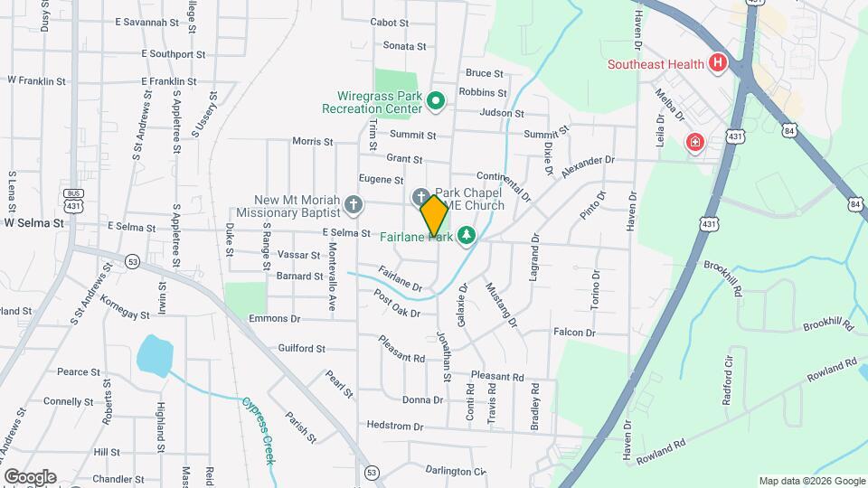 1000 Fairlane Dr Map and Location Details