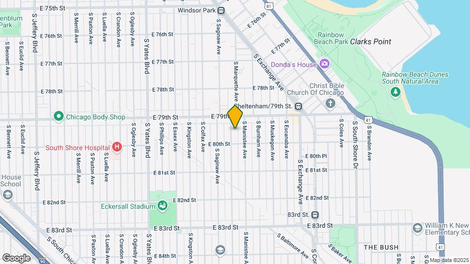 7931 S Marquette Ave Mapa y Detalles de la Ubicación
