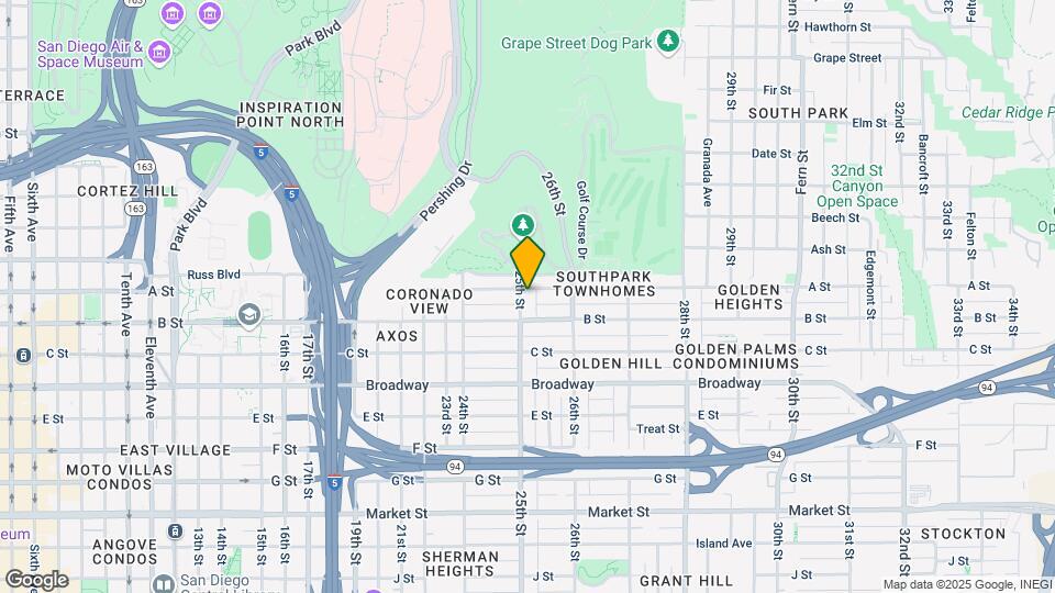 1239-1249 25th St Map and Location Details