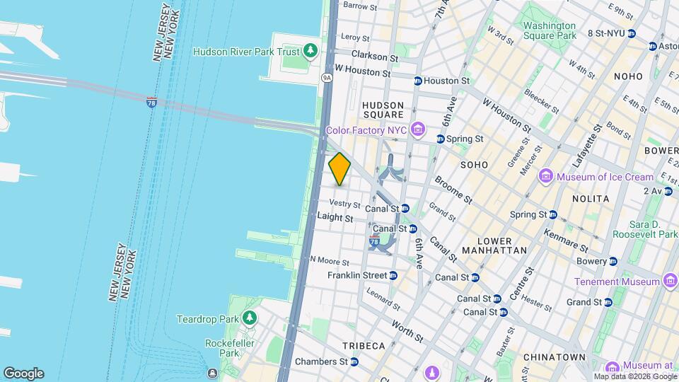 27 Desbrosses St Map and Location Details