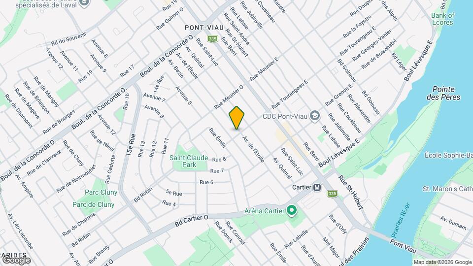 21-21C Tourangeau St O Map and Location Details