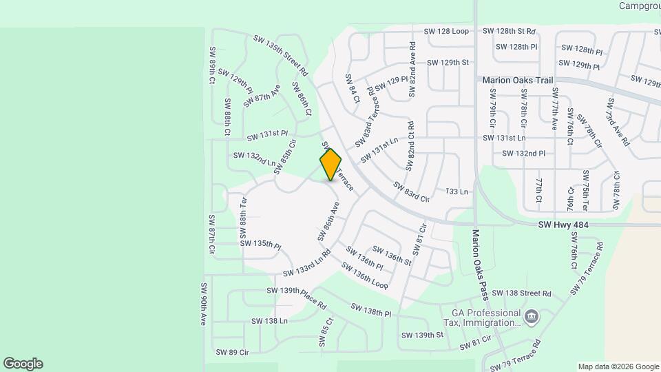 13377 SW 86th Ave Map and Location Details